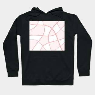 Abstract - pink and white. Hoodie